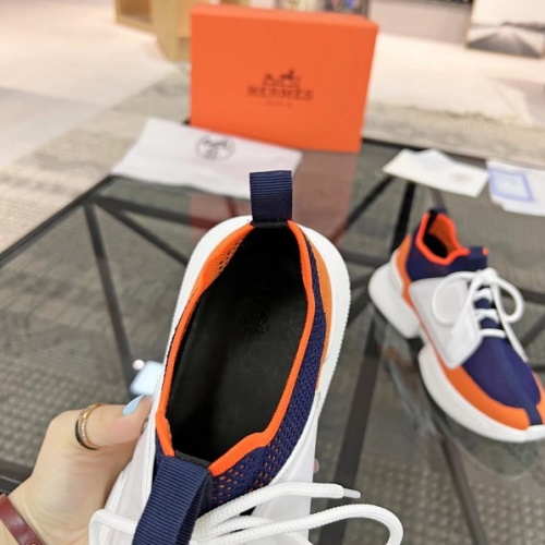 Replica Hermes Casual Shoes For Men #1197139 $96.00 USD for Wholesale