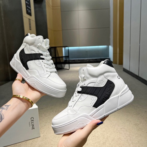 Replica Celine High Top Shoes For Women #1197155 $98.00 USD for Wholesale