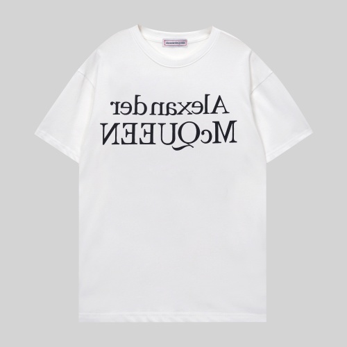 Alexander McQueen T-shirts Short Sleeved For Unisex #1197187 $27.00 USD, Wholesale Replica Alexander McQueen T-shirts