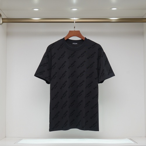 Balmain T-Shirts Short Sleeved For Unisex #1197229 $29.00 USD, Wholesale Replica Balmain T-Shirts