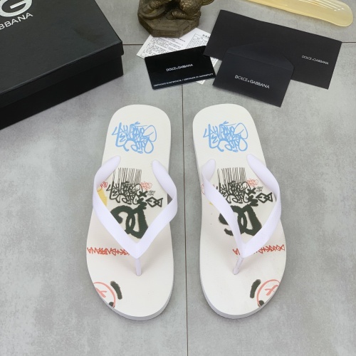 Dolce &amp; Gabbana D&amp;G Slippers For Men #1197341 $45.00 USD, Wholesale Replica Dolce &amp; Gabbana D&amp;G Slippers