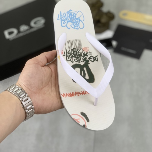 Replica Dolce & Gabbana D&G Slippers For Men #1197341 $45.00 USD for Wholesale