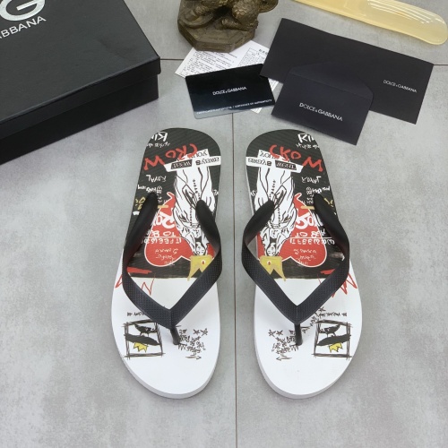 Dolce &amp; Gabbana D&amp;G Slippers For Men #1197343 $45.00 USD, Wholesale Replica Dolce &amp; Gabbana D&amp;G Slippers