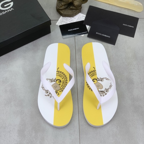 Dolce &amp; Gabbana D&amp;G Slippers For Men #1197345 $45.00 USD, Wholesale Replica Dolce &amp; Gabbana D&amp;G Slippers