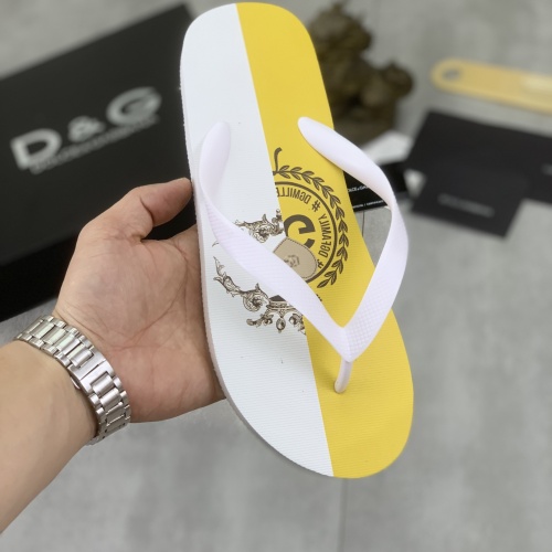 Replica Dolce & Gabbana D&G Slippers For Men #1197345 $45.00 USD for Wholesale