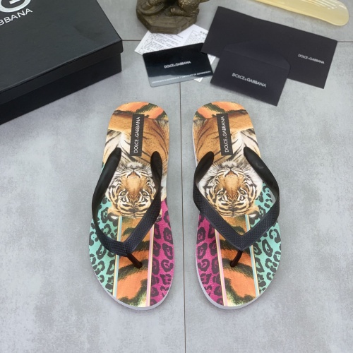 Dolce &amp; Gabbana D&amp;G Slippers For Men #1197353 $45.00 USD, Wholesale Replica Dolce &amp; Gabbana D&amp;G Slippers