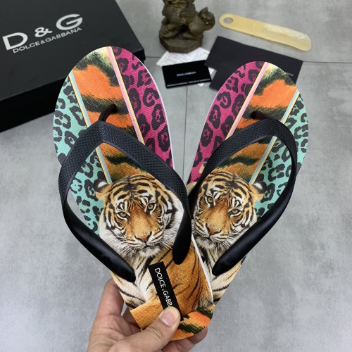 Replica Dolce & Gabbana D&G Slippers For Men #1197353 $45.00 USD for Wholesale