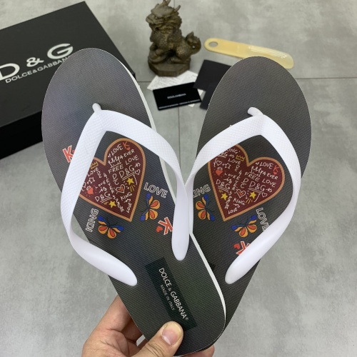 Replica Dolce & Gabbana D&G Slippers For Women #1197356 $45.00 USD for Wholesale
