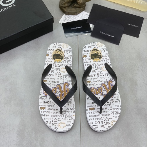 Dolce &amp; Gabbana D&amp;G Slippers For Men #1197357 $45.00 USD, Wholesale Replica Dolce &amp; Gabbana D&amp;G Slippers