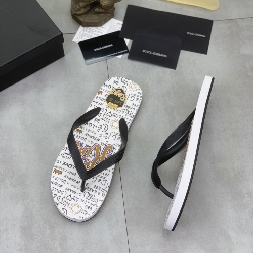 Replica Dolce & Gabbana D&G Slippers For Men #1197357 $45.00 USD for Wholesale
