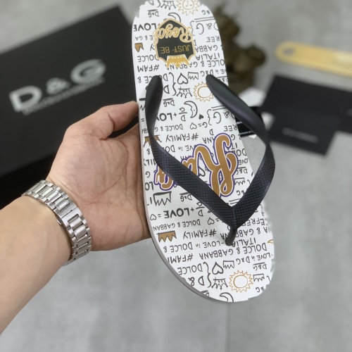 Replica Dolce & Gabbana D&G Slippers For Women #1197358 $45.00 USD for Wholesale