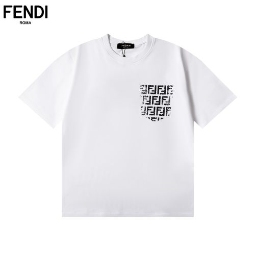 Fendi T-Shirts Short Sleeved For Men #1197419 $27.00 USD, Wholesale Replica Fendi T-Shirts