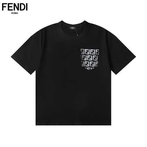 Fendi T-Shirts Short Sleeved For Men #1197420 $27.00 USD, Wholesale Replica Fendi T-Shirts