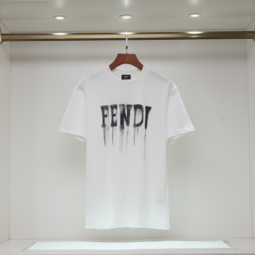 Fendi T-Shirts Short Sleeved For Men #1197428 $27.00 USD, Wholesale Replica Fendi T-Shirts