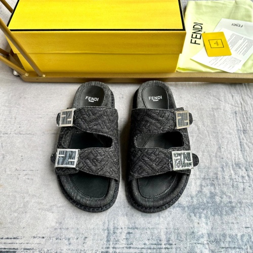 Replica Fendi Slippers For Women #1197519 $85.00 USD for Wholesale
