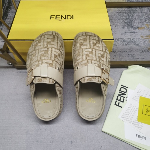Replica Fendi Slippers For Women #1197523 $92.00 USD for Wholesale