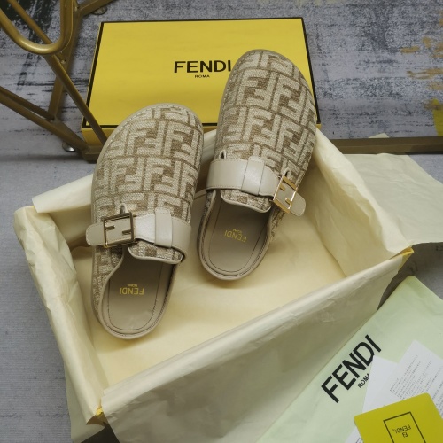 Replica Fendi Slippers For Women #1197523 $92.00 USD for Wholesale