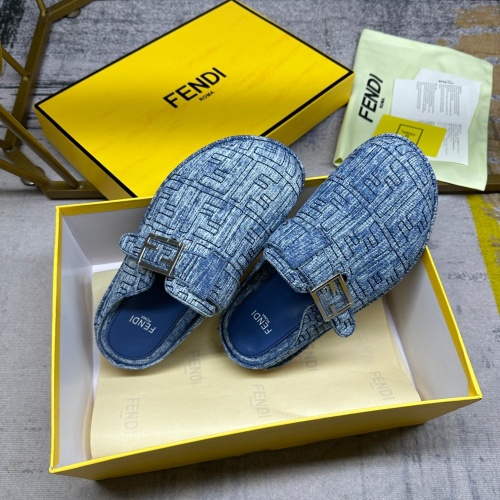 Replica Fendi Slippers For Women #1197525 $96.00 USD for Wholesale