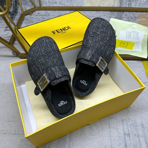 Replica Fendi Slippers For Women #1197527 $96.00 USD for Wholesale