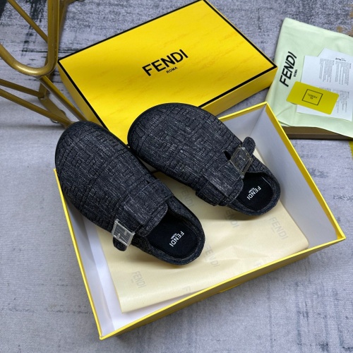 Replica Fendi Slippers For Women #1197527 $96.00 USD for Wholesale