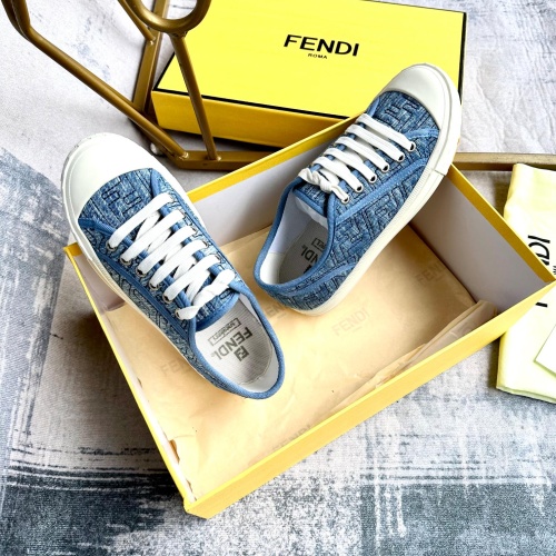 Replica Fendi Casual Shoes For Men #1197532 $92.00 USD for Wholesale