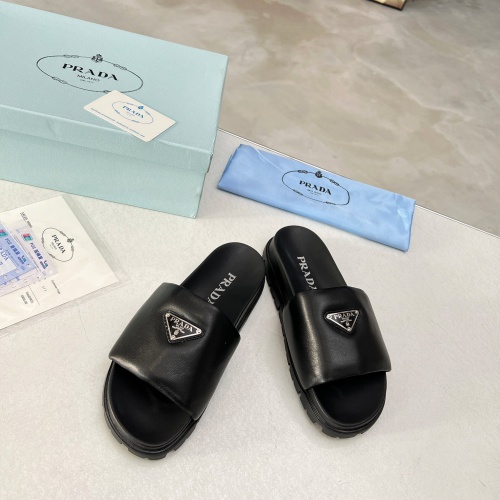 Replica Prada Slippers For Women #1197536 $82.00 USD for Wholesale