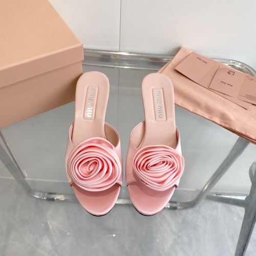 Replica MIU MIU Slippers For Women #1197565 $98.00 USD for Wholesale