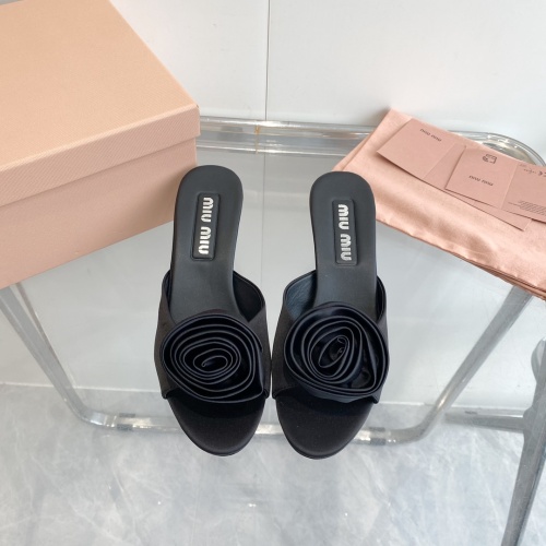 Replica MIU MIU Slippers For Women #1197567 $98.00 USD for Wholesale
