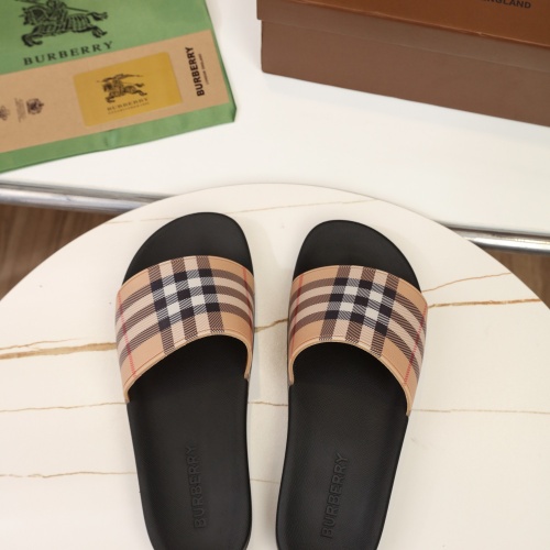 Replica Burberry Slippers For Men #1197585 $48.00 USD for Wholesale
