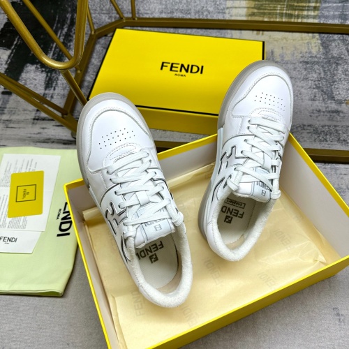 Replica Fendi Casual Shoes For Men #1197604 $105.00 USD for Wholesale