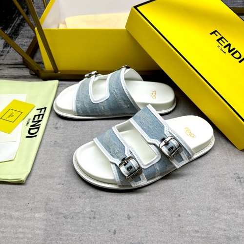Fendi Slippers For Men #1197612 $82.00 USD, Wholesale Replica Fendi Slippers