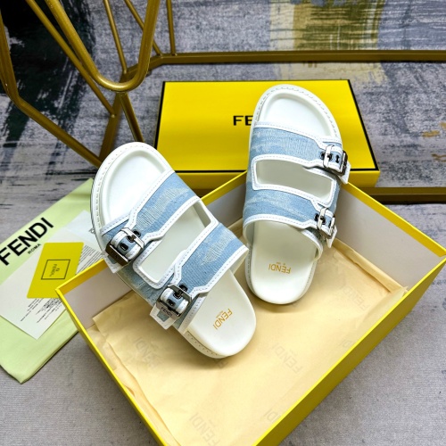 Replica Fendi Slippers For Men #1197612 $82.00 USD for Wholesale