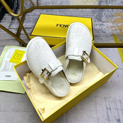 Replica Fendi Slippers For Men #1197620 $92.00 USD for Wholesale