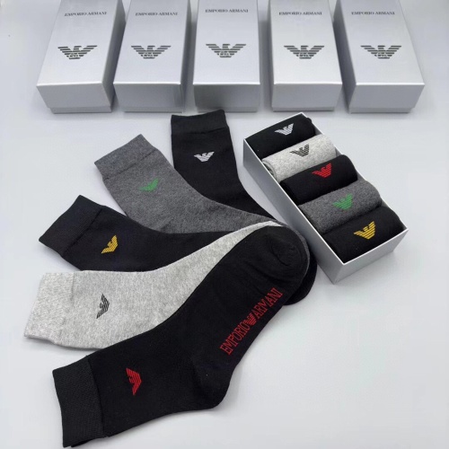 Replica Armani Socks #1197685 $29.00 USD for Wholesale