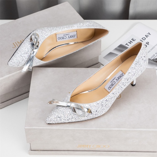 Jimmy Choo High-Heeled Shoes For Women #1197749 $96.00 USD, Wholesale Replica Jimmy Choo High-Heeled Shoes