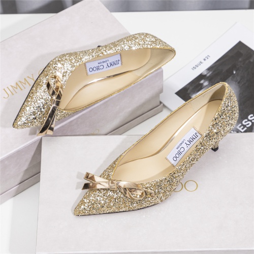 Jimmy Choo High-Heeled Shoes For Women #1197750 $96.00 USD, Wholesale Replica Jimmy Choo High-Heeled Shoes