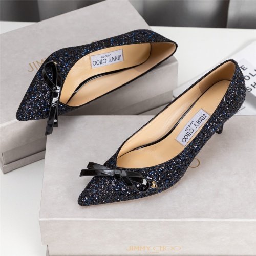 Jimmy Choo High-Heeled Shoes For Women #1197751 $96.00 USD, Wholesale Replica Jimmy Choo High-Heeled Shoes