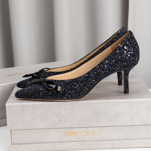 Replica Jimmy Choo High-Heeled Shoes For Women #1197751 $96.00 USD for Wholesale