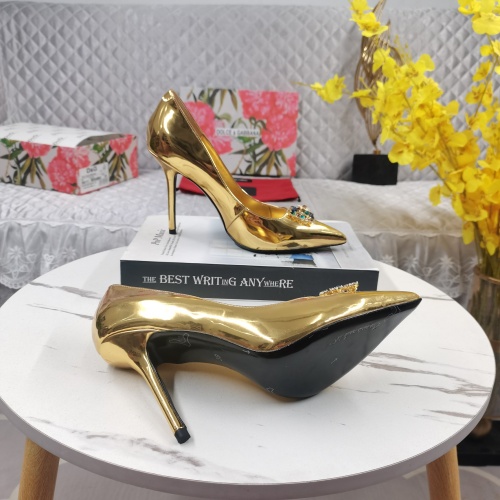 Replica Dolce & Gabbana D&G High-Heeled Shoes For Women #1197795 $128.00 USD for Wholesale