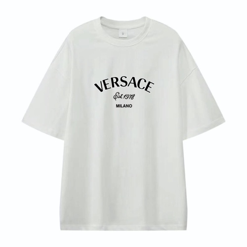 Versace T-Shirts Short Sleeved For Unisex #1197830 $25.00 USD, Wholesale Replica Versace T-Shirts