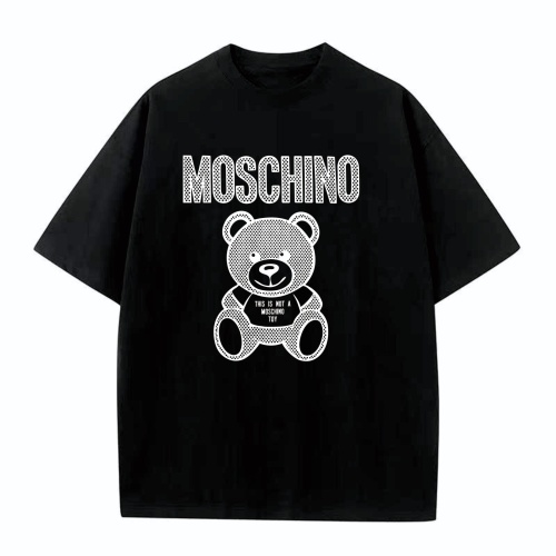 Moschino T-Shirts Short Sleeved For Unisex #1197859 $25.00 USD, Wholesale Replica Moschino T-Shirts