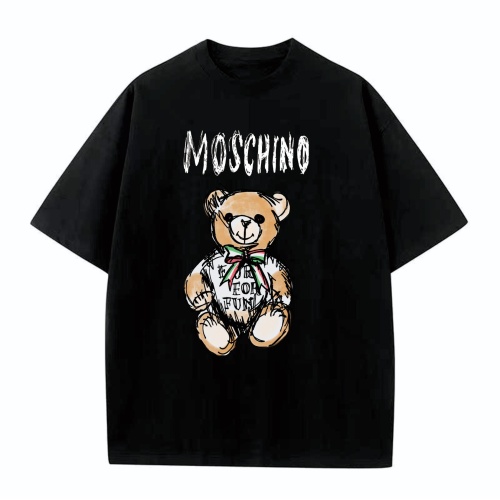 Moschino T-Shirts Short Sleeved For Unisex #1197861 $25.00 USD, Wholesale Replica Moschino T-Shirts