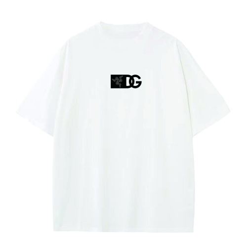 Dolce &amp; Gabbana D&amp;G T-Shirts Short Sleeved For Unisex #1197876 $25.00 USD, Wholesale Replica Dolce &amp; Gabbana D&amp;G T-Shirts