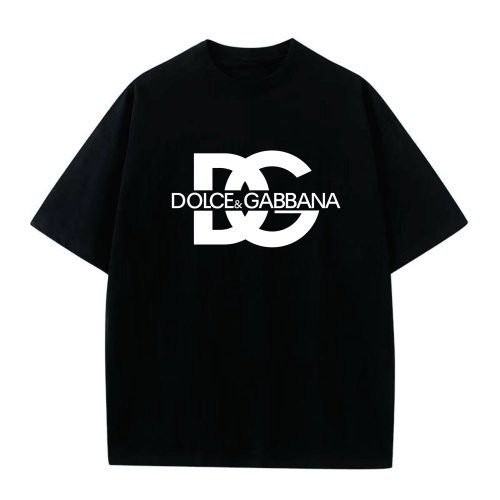 Dolce &amp; Gabbana D&amp;G T-Shirts Short Sleeved For Unisex #1197879 $25.00 USD, Wholesale Replica Dolce &amp; Gabbana D&amp;G T-Shirts