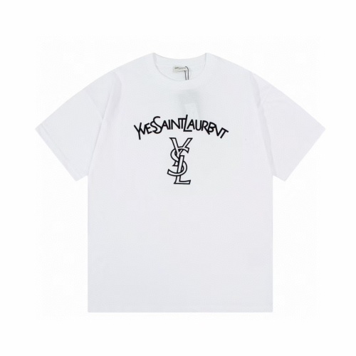 Yves Saint Laurent YSL T-shirts Short Sleeved For Unisex #1197890 $25.00 USD, Wholesale Replica Yves Saint Laurent YSL T-shirts