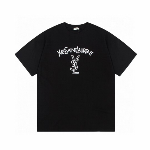 Yves Saint Laurent YSL T-shirts Short Sleeved For Unisex #1197891 $25.00 USD, Wholesale Replica Yves Saint Laurent YSL T-shirts