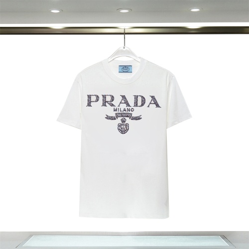 Prada T-Shirts Short Sleeved For Men #1198065 $29.00 USD, Wholesale Replica Prada T-Shirts