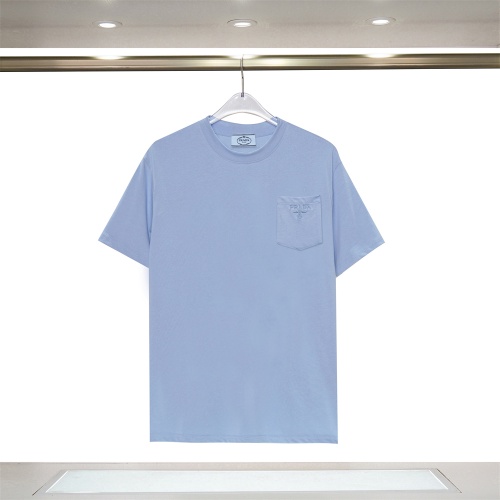 Prada T-Shirts Short Sleeved For Men #1198068 $29.00 USD, Wholesale Replica Prada T-Shirts