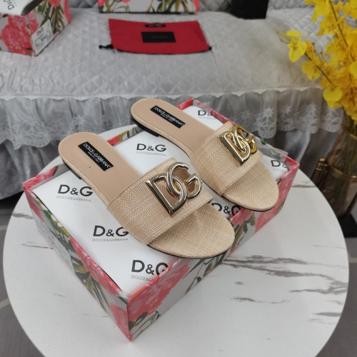Dolce &amp; Gabbana D&amp;G Slippers For Women #1198069 $115.00 USD, Wholesale Replica Dolce &amp; Gabbana D&amp;G Slippers