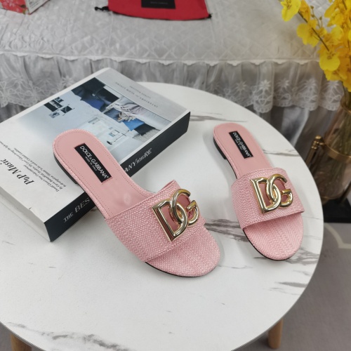 Replica Dolce & Gabbana D&G Slippers For Women #1198070 $115.00 USD for Wholesale